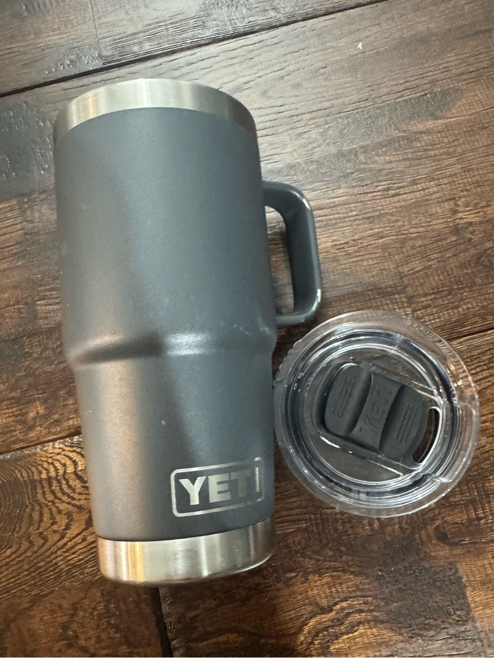 YETI Insulated Travel Mug with Handle - Slate Gray 20 ounce - Picture 8 of 12
